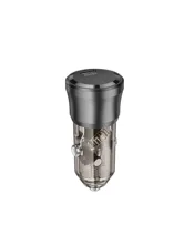 Автомобильное зарядное устройство BOROFONE BZ24, PD20W, lightning (черный)