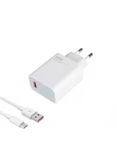 Сетевое зарядное устройство Xiaomi 33W USB, с кабелем USB - Type-C, 1м (белый)
