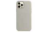 Чехол силиконовый для Apple iPhone 14 Pro Max с открытой камерой (серый песок)