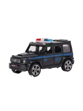 Машинка металлическая ДПС Мерседес Brabus G800 16см (черный,синий)