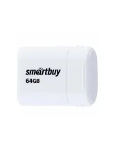 Флеш-накопитель USB 64GB SmartBuy Lara (белый)