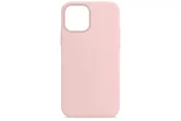 Чехол силиконовый для Apple iPhone 14, iPhone 13 с открытой камерой (серый песок)