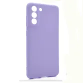 Силиконовый чехол FASHION CASE Samsung Galaxy S21 FE (сиреневый)