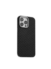 Чехол пластиковый карбон LUXO Life с MagSafe Apple iPhone 17 Pro Max (темный песок)
