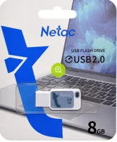 Флеш-накопитель USB 8GB Netac UA31 (голубой)