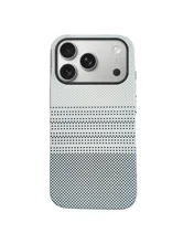 Чехол пластиковый карбон LUXO Life с MagSafe Apple iPhone 17 Pro Max Точки (белый, черный)