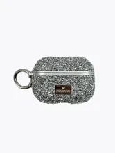 Чехол Swarovski со стразами для Airpods Pro 2 (серебро)