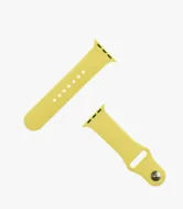 Ремешок силиконовый Apple Watch 38mm, 40mm, 41mm (лимонный)
