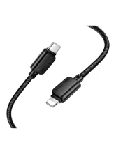 Кабель Hoco X113 Beneficio Lightning - Type-C 27W (черный)