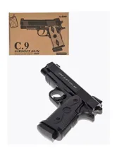 Пистолет металлический Airsoft Gun С.9 кал. 6 мм (серый)