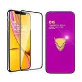Противоударное стекло OG Glass для дисплея Apple iPhone Xr, iPhone 11 9H (черный) 144мм х 69мм