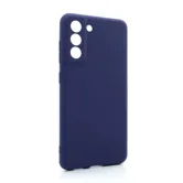 Силиконовый чехол FASHION CASE Samsung Galaxy S21 FE (темно-синий)