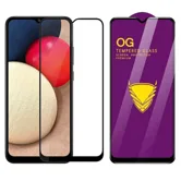 Противоударное стекло OG Tempered Glass Samsung Galaxy A03s SM-A037F тех.уп. (черный) 157мм х 70мм