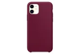 Чехол силиконовый для Apple iPhone 11 с открытой камерой (бордовый)