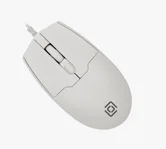 Компьютерная мышь Оклик 147M оптическая 2000dpi USB (белый)