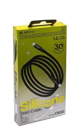 Кабель Remax CB30 USB - Lightning 30W (черный)