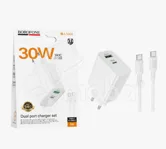 Сетевое зарядное устройство 30W BA108A Lightning - Type-c (белый)