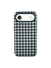 Чехол пластиковый карбон LUXO Life с MagSafe Apple iPhone 17 Air (черно-белый узор)