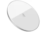 Беспроводное зарядное устройство BASEUS Simple Wireless Charger, с кабелем Type-C, 2A, 15W (белый)