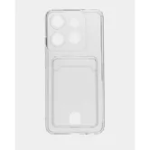Силиконовый чехол с кармашком под карточку INFINIX SMART 6 Plus (2022)