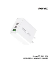 Сетевое зарядное устройство REMAX RP-U139 45W, USB + 2 Type-C (белый)