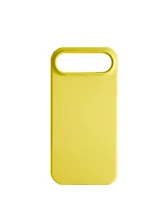 Чехол силиконовый для Apple iPhone 17 Air с открытой камерой (жёлтый)