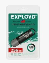 Флеш-накопитель USB 256GB Exployd 570 (чёрный)