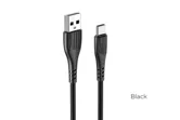 Кабель USB - Type-C BOROFONE BX37 Wieldy 3A, 1м (черный)
