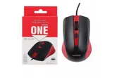 Мышь проводная SmartBuy ONE 352-BK, (красный-черный)