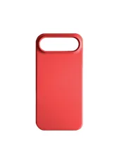 Чехол силиконовый для Apple iPhone 17 Air с открытой камерой (красный)