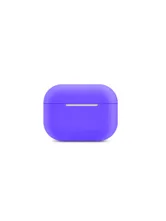 Чехол силиконовый для Airpods Pro 4 (ярко - фиолетовый)