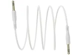 Кабель AUX Borofone BL1 AUX Audio cable 3.5mm 1 метр прямой (белый)
