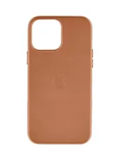 Кожаный чехол с MagSafe Apple iPhone 15 (коричневый)