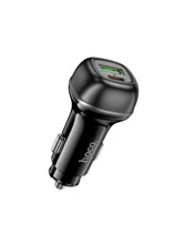 Автомобильное зарядное устройство HOCO Z58A 48W PD 30W+QC3.0 3A (черный)