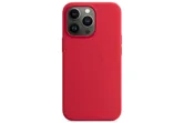 Чехол силиконовый для Apple iPhone 13 Pro Max Silicone Case с MagSafe (красный)