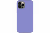 Чехол силиконовый для Apple iPhone 12, iPhone 12 Pro с открытой камерой (лавандовый)