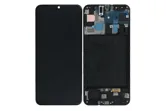 Дисплей Samsung Galaxy A50 SM-A505F в сборе с сенсором с рамкой (черный) ориг