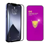 Противоударное стекло OG Tempered Glass для дисплея Apple iPhone 13 mini  (черный) 128мм х 61мм