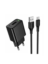 Сетевое зарядное устройство HOCO CS93A 1 PD 20W (черный)