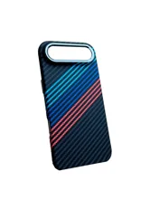 Чехол пластиковый карбон LUXO Life с MagSafe Apple iPhone 17 Air (черный,красный,синий)