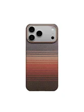 Чехол пластиковый карбон LUXO Life с MagSafe Apple iPhone 17 Pro Max (огненная абстракция)