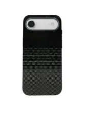 Чехол пластиковый карбон LUXO Life с MagSafe Apple iPhone 17 Air Точки (черный, белый)