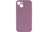 Чехол силиконовый с защитой камеры для Apple iPhone 14, iPhone 13 (пурпурный)