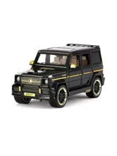 Машинка металлическая Mercedes-Benz G65 (черный, желтый)