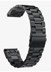 Ремешок металлический блочный WATCH BAND Apple Watch S10 42mm-49mm (черный)