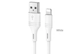 Кабель USB - Lightning USB BOROFONE BX43 CoolJoy 2.4А, 1 м (белый)
