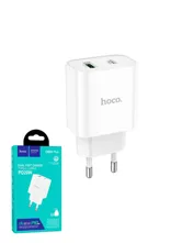 Сетевое зарядное устройство HOCO C80A Plus PD20W QC3.0 charger (EU) (белый)																							