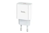 Сетевое зарядное устройство Hoco C76A Speed source PD+QC 3.0 charger (Белый)