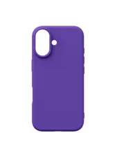 Чехол силиконовый для Apple iPhone 17 с открытой камерой (фиолетовый)