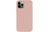 Чехол силиконовый для Apple iPhone 12, iPhone 12 Pro с открытой камерой (пудровый)